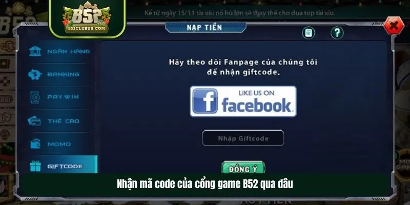 Nhận mã code của cổng game B52 bằng những nền tảng nào Nhận mã code của cổng game B52 bằng những nền tảng nào